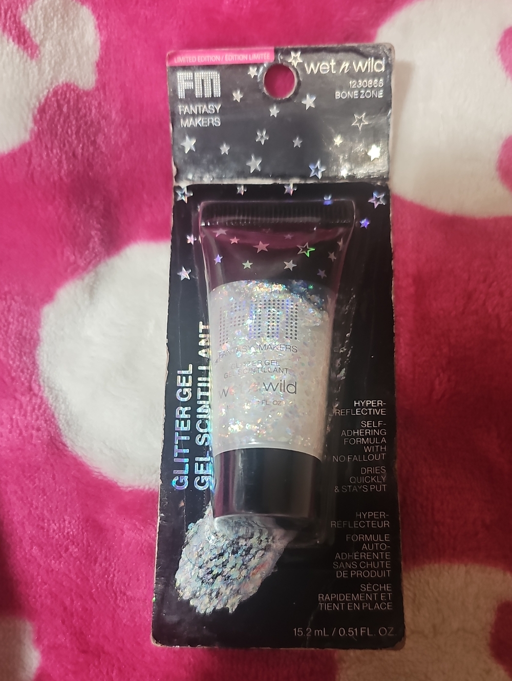 Wet n Wild  Fantasy Makers Glitter Gel in Bone Zone New